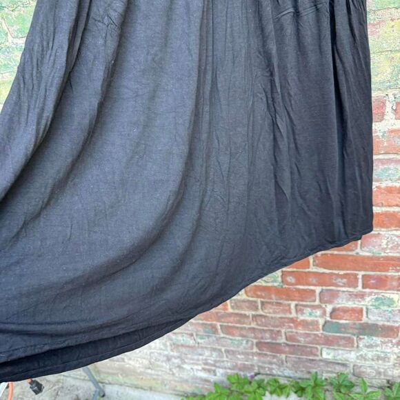 Y2K‎ Royal Mohans Skirt Women's Size Medium Sequin Midi Maxi Black Beaded Boho - Picture 7 of 7